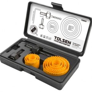 Juego de Sierras Copa Bimetalica  11 Pcs 19-64mm               75865-TOLSEN