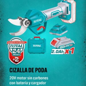 Tijera De Poda Inalámbrica 20v - Sin Carbones TSSLI203083-TOTAL